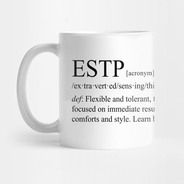 ESTP Personality (Dictionary Style) Light by personalitysecret